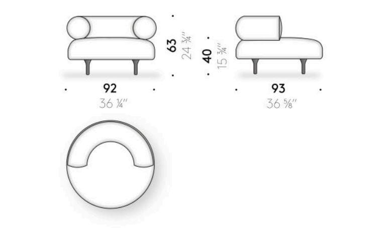 Тканевое кресло DE PADOVA Оноре ARCH-00109177 - Вид №2