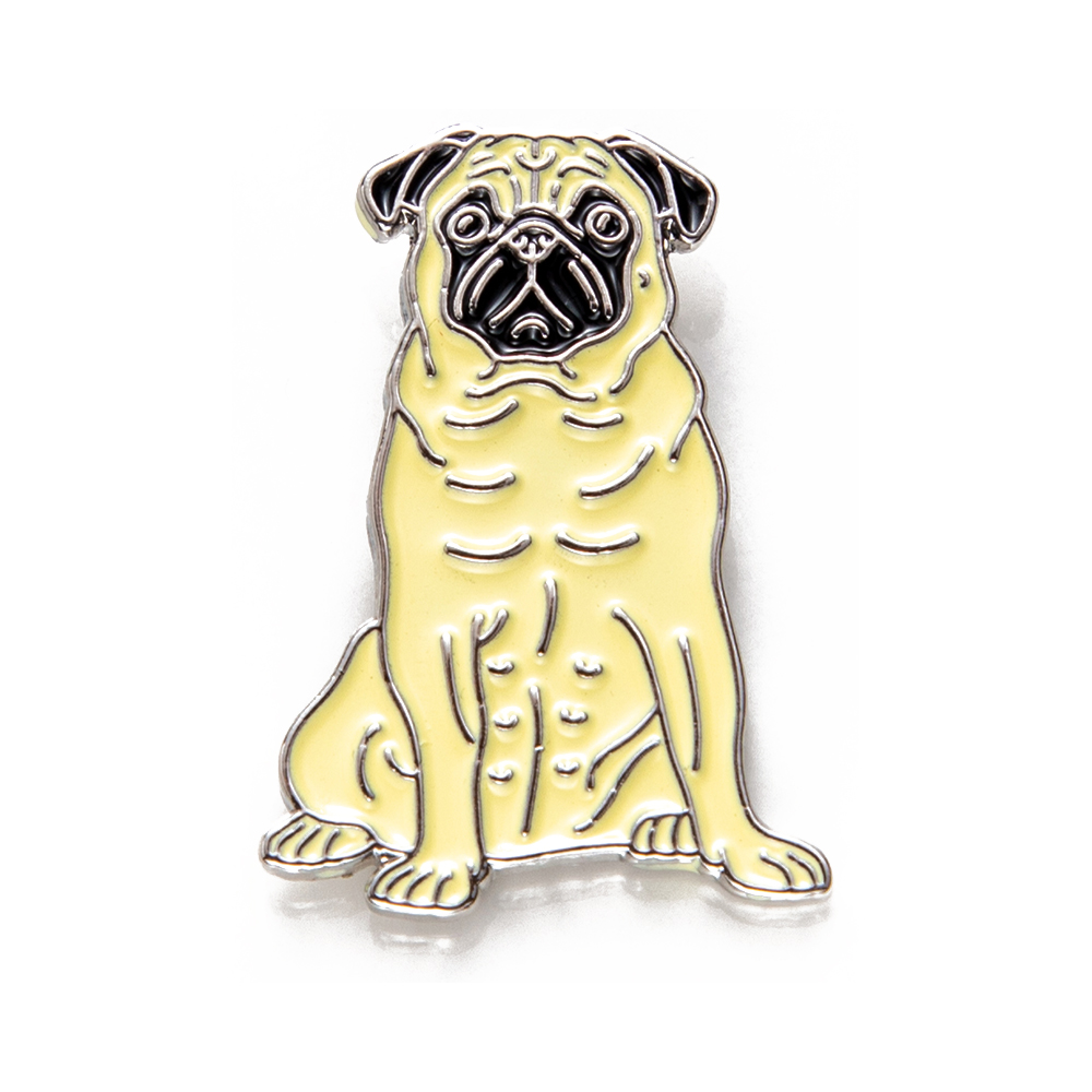 1094700 Значок эмалированный №25 Мопс Santreyd 