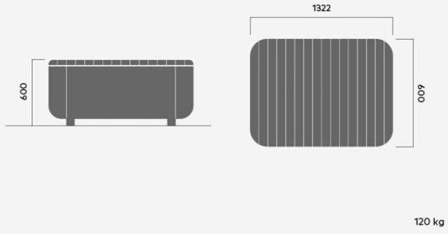 VESTRE Скамейка из стали и дерева sun-id-1464614 - Вид №8