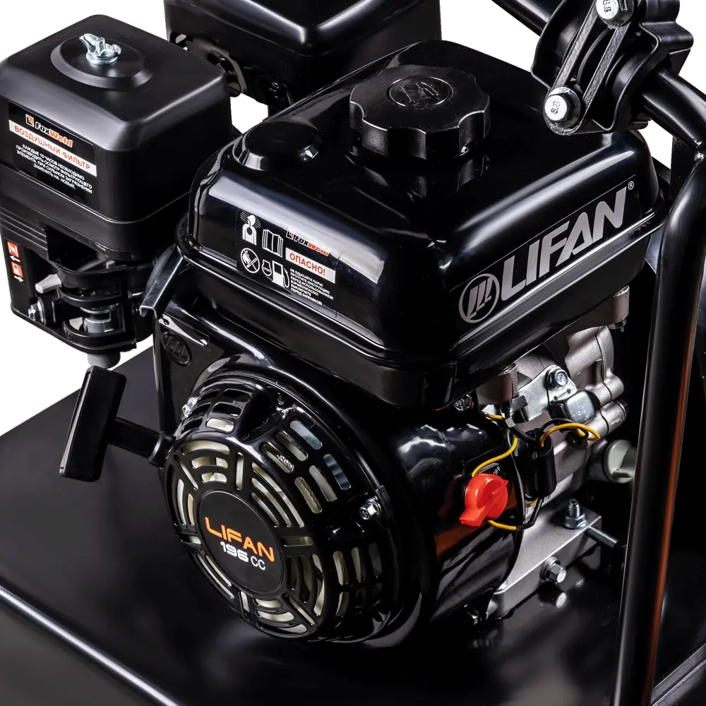 Виброплита бензиновая Foxweld PC 100/30 двигатель Lifan, 4800 Вт, 630x500 мм STLM-2046696 - Вид №6