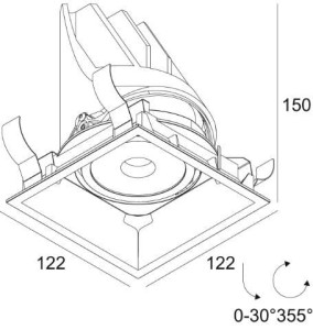 Регулируемый светодиодный прожектор