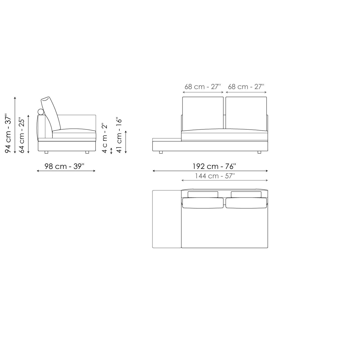 Ткань диван BONALDO LIAM ARCH-00067700 - Вид №39