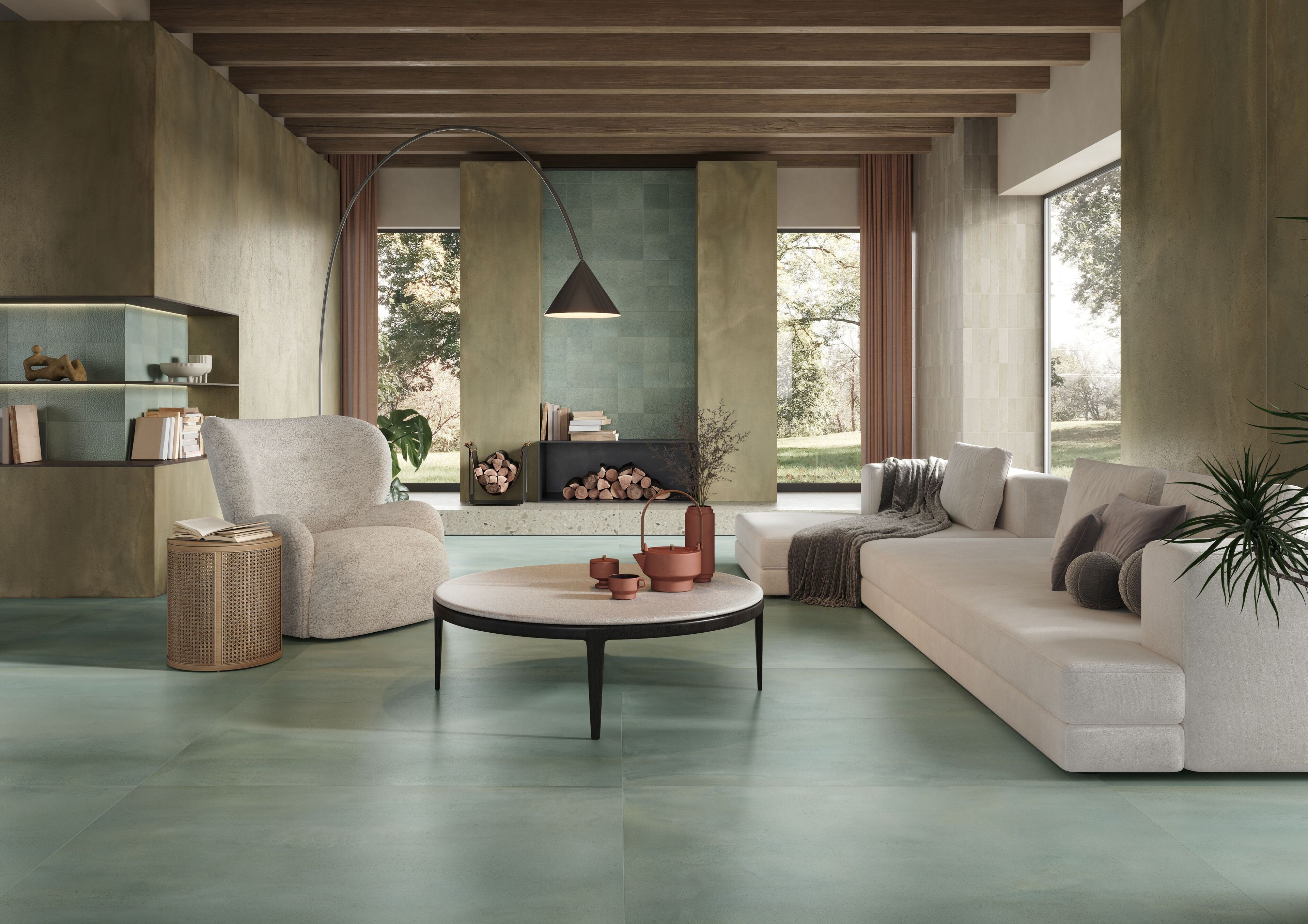 Напольное / керамогранит с металлическим эффектом Marca Corona Vulcanica ARCH-00124319 - Вид №3