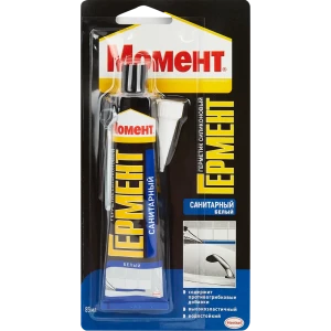 Герметик Момент Санитарный 85 мл цвет белый