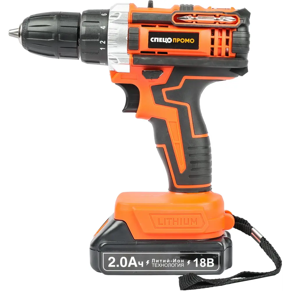 Дрель-шуруповерт аккумуляторная Спец БДА-18-П, 18 В Li-Ion 2x2 Ач STLM-2197374 - Вид №2