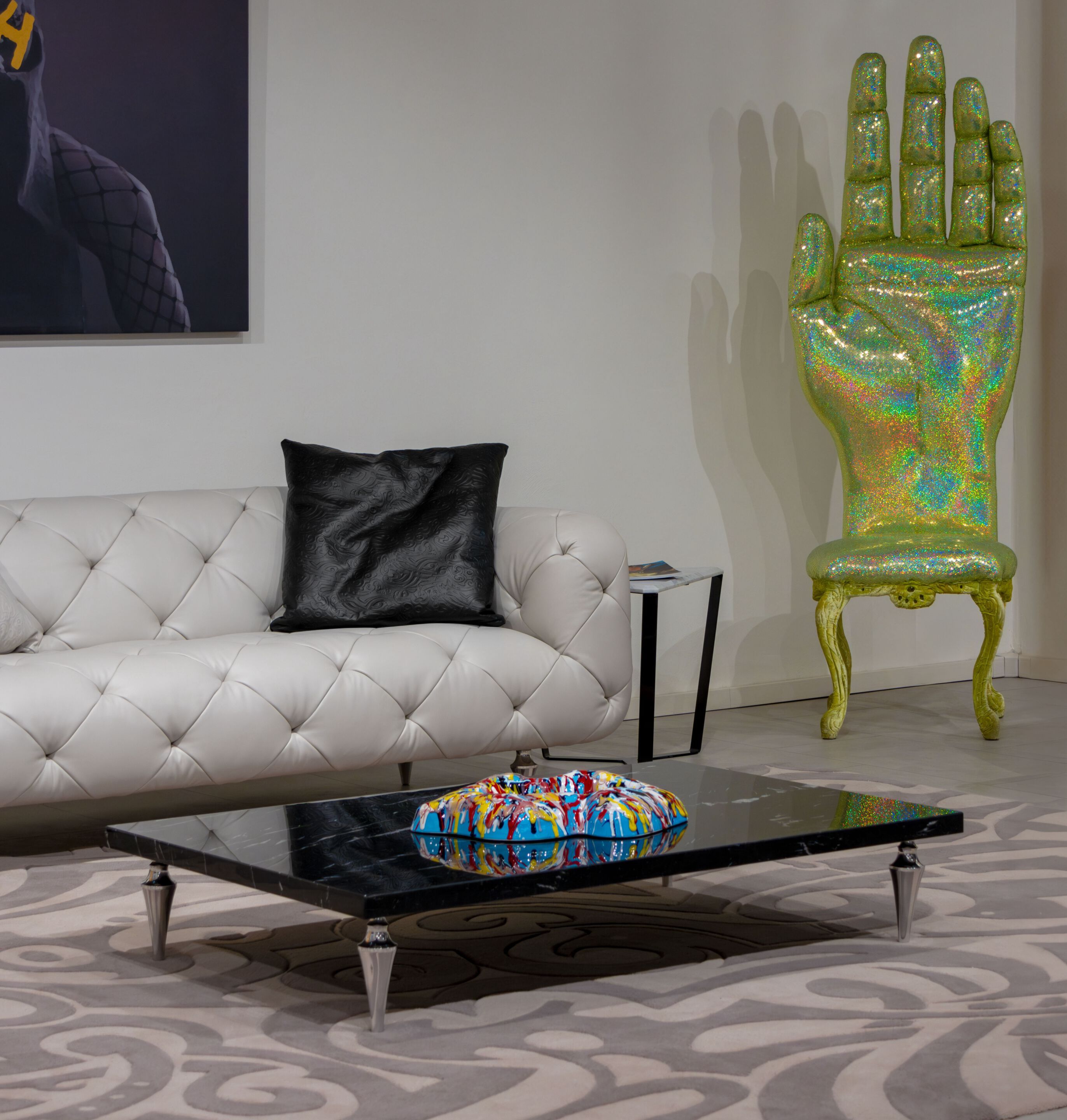 Мраморный низкий прямоугольный журнальный столик Formitalia Джон Ричмонд ARCH-00051401 - Вид №4