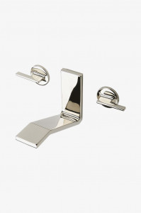 FMLS70 Низкопрофильный смеситель для унитаза с тремя отверстиями и металлическими ручками для опалубки Waterworks