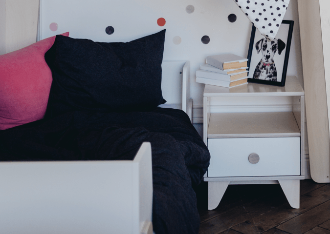 Прикроватная тумбочка Line белая ELLIPSE ELLIPSE LINE 257732 Белый Santreyd  - Вид №2