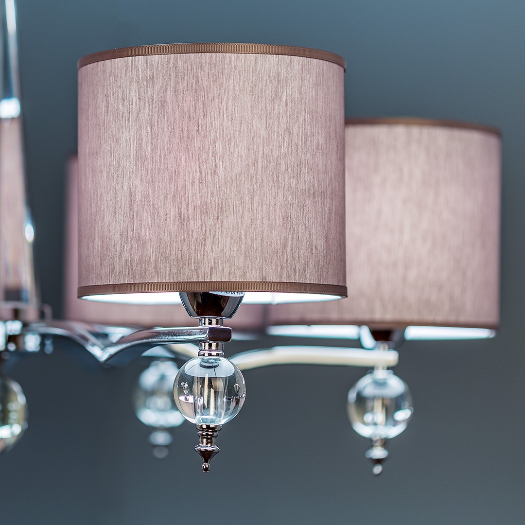 Frezia Light 1006/6 gray 83 люстра подвесная серая 116936 - Вид №2