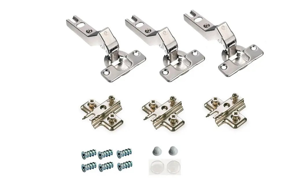 91702583 Комплект петель 45° Titus B-type накладные (к-т из 3 шт.) STLM-1011345