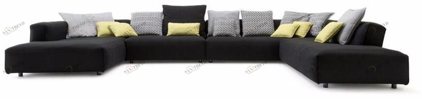 Rolf Benz Угловой диван в ткани Rolf benz 552 mio sun-id-1346310