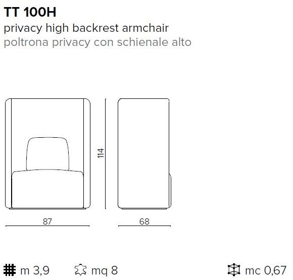 True Design Кресло с высокой спинкой To-to sun-id-1460347 - Вид №5