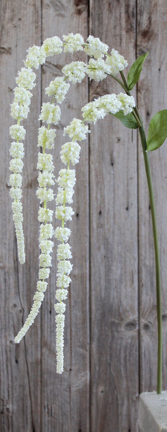 4863 777 a3 Стебель искусственного амаранта, 70 см (105 см), белый H-andreas  - Вид №2