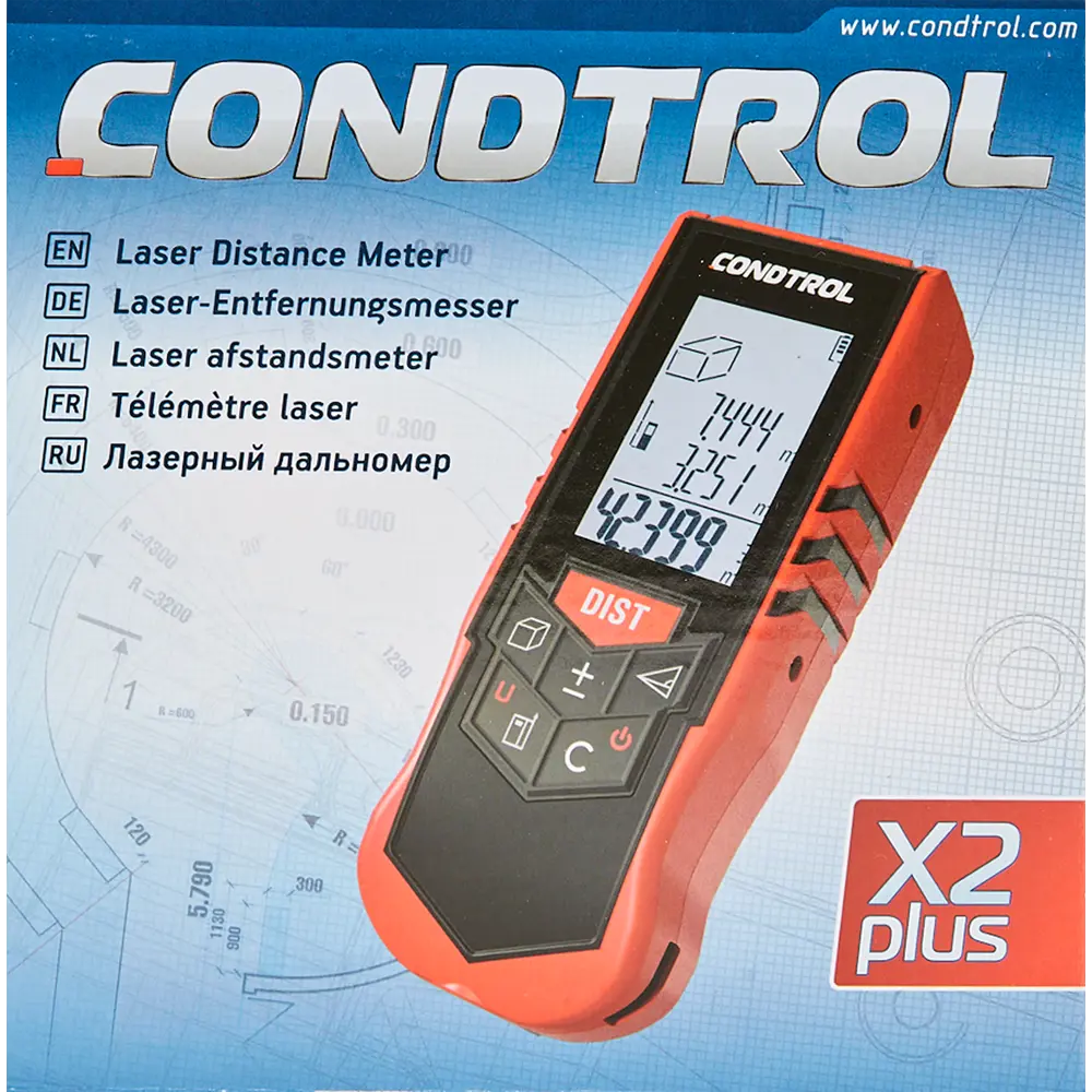 Лазерный дальномер CONDTROL X2 Plus для точных измерений до 70 м 17116296 STLM-0007527 - Вид №6