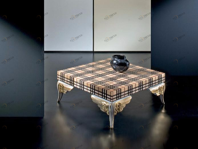 Rozzoni Низкий квадратный лакированный журнальный столик Mikado sun-id-1361025