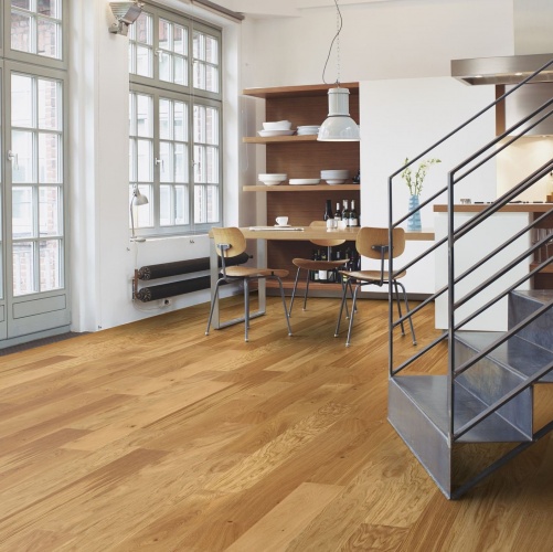 Инженерная доска Boen Finesse Rustic Live Matt Ированная C Фаской 2v Дуб Рустик с брашью (Текстурированная) 1350х135 мм EBLE45FD - Вид №12