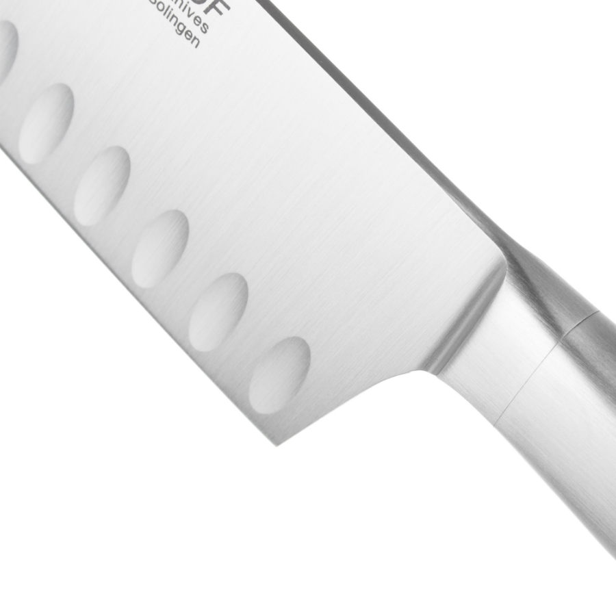 Нож кухонный Сантоку Culinar с углублением на кромке, 17 см WUESTHOF W4179 - Вид №1
