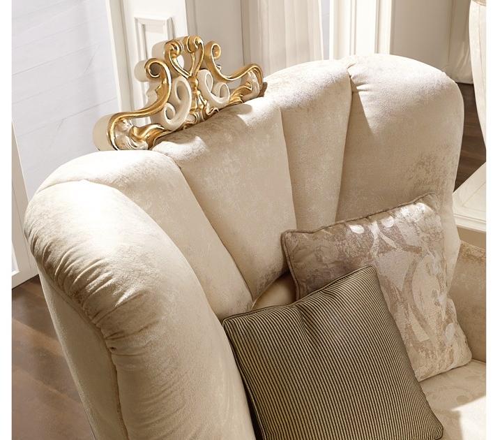 A.R. Arredamenti Кресло из ткани с подлокотниками Ricasoli 981 - Вид №1