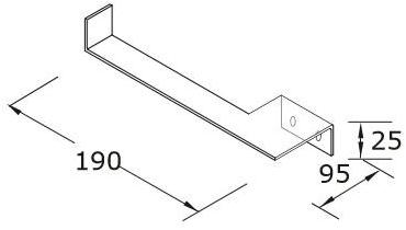 MINA Держатель рулона из нержавеющей стали Emme sun-id-1459575 - Вид №1