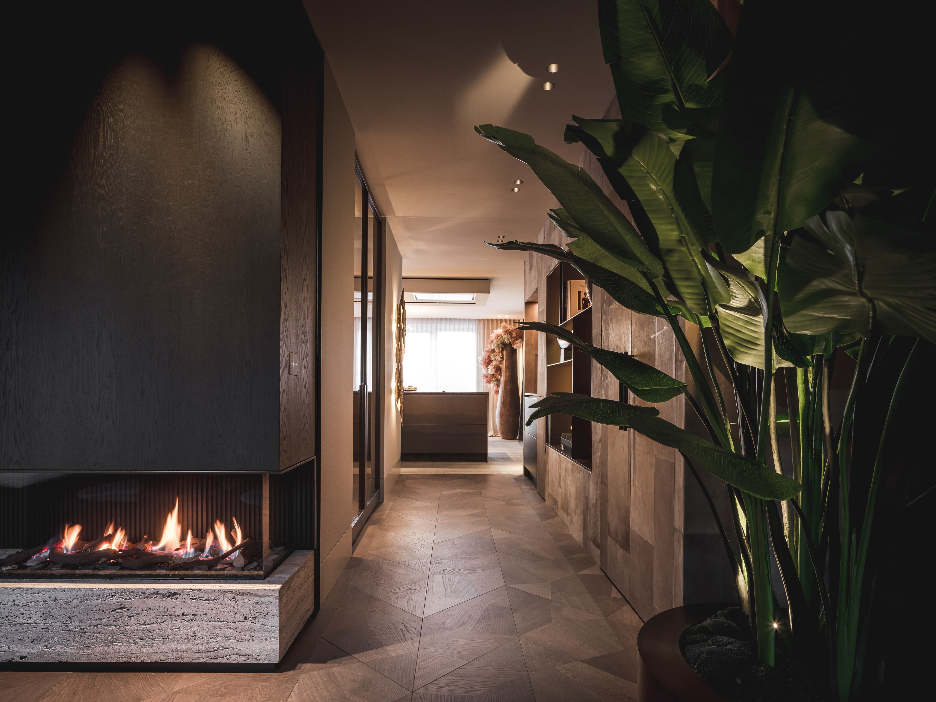 Газовый угловой камин Metalfire ARCH-00084062 - Вид №2