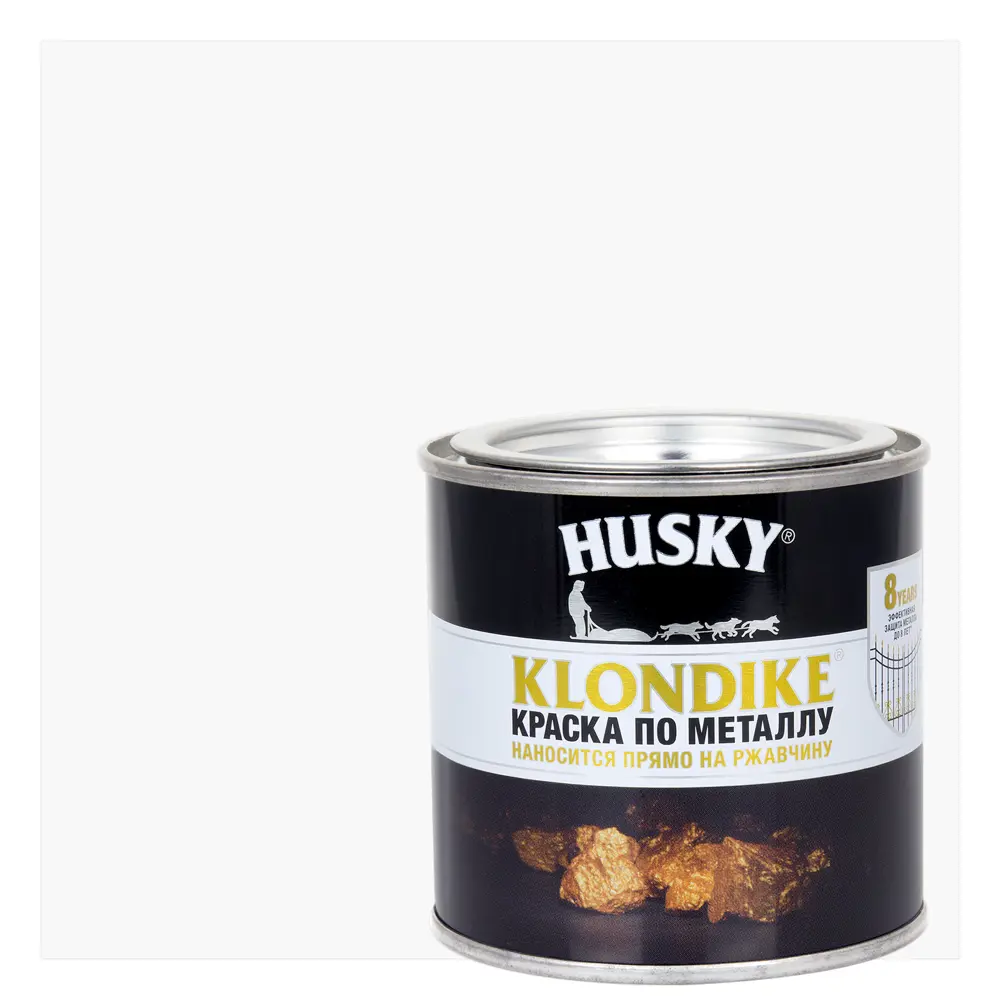 Краска по металлу Husky Klondike матовая цвет белый 0.25 л RAL 9003 STLM-2047744
