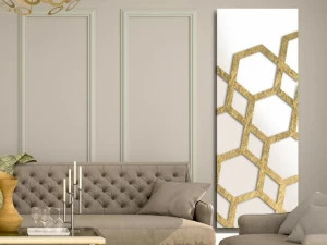 Termo Design Алюминиевый радиатор / декоративный радиатор Doppia piastra - foglia oro Dp 00516