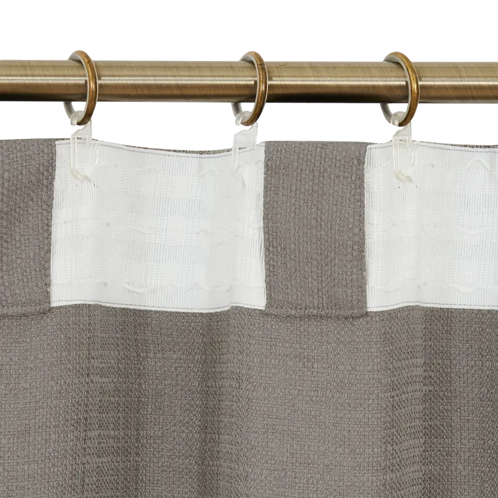 INSPIRE Lidia - Штора на ленте бежевая 140x280 см 84996640 STLM-0057536 - Вид №3