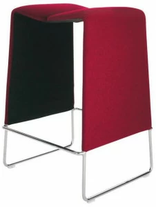 B&B Italia Высокий табурет из саночной ткани Lazy '05