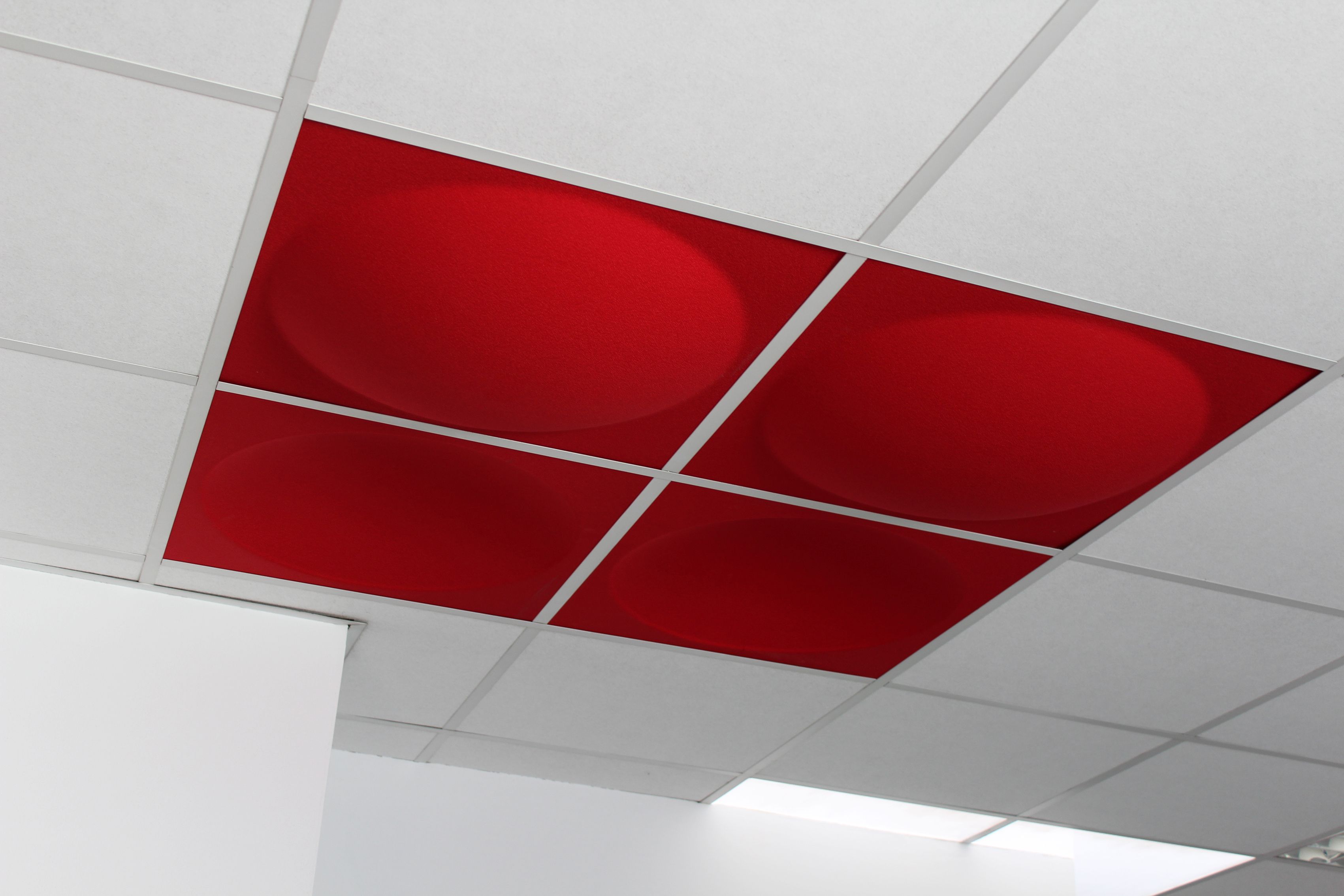 Звукопоглощающая потолочная плитка из полиэфирного волокна Slalom ECOrange ARCH-00085253 - Вид №3