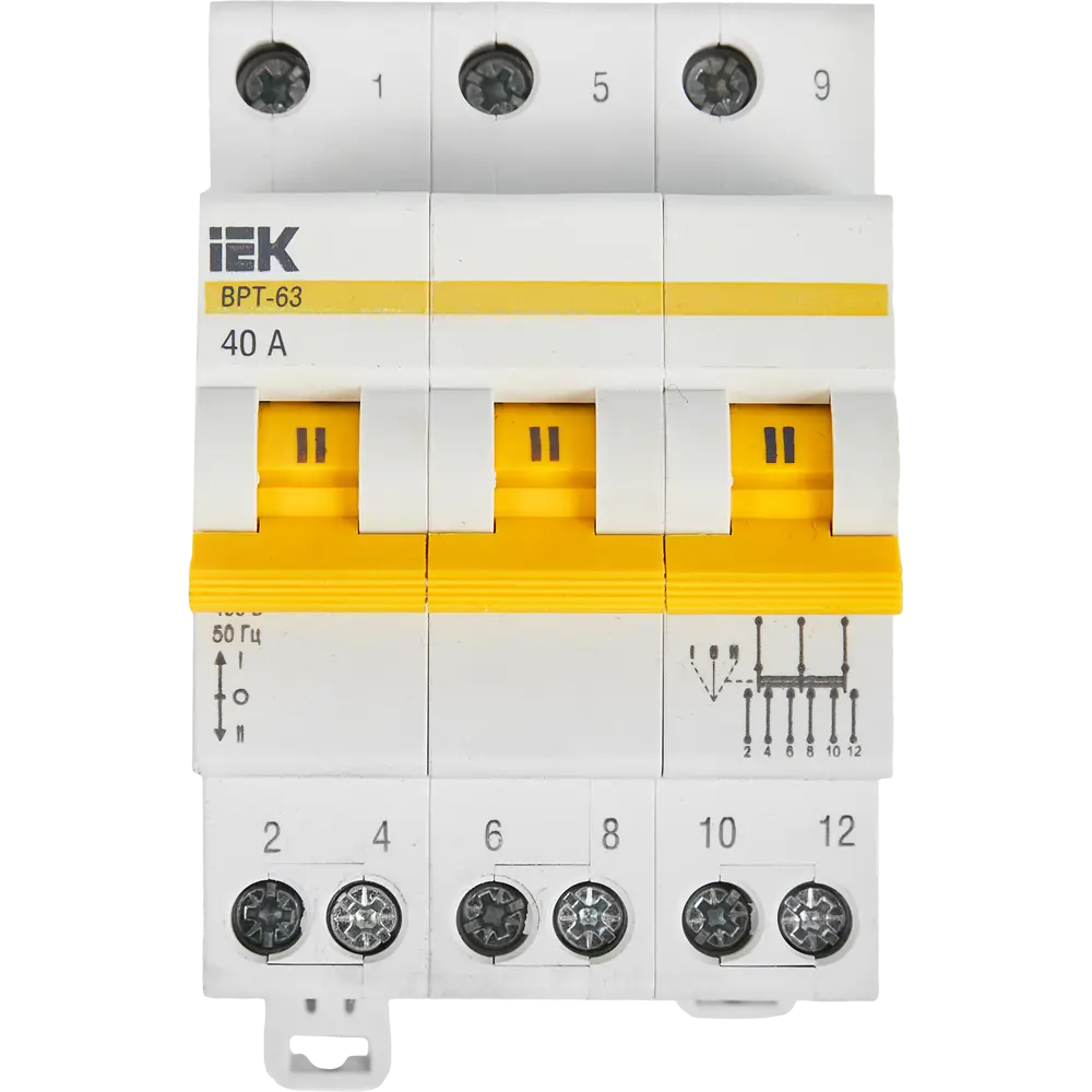 Выключатель-разъединитель IEK ВРТ-63 для генераторов и электродвигателей 84300602 STLM-0048262 - Вид №1