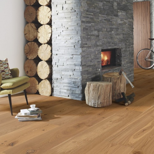 Инженерная доска Boen Chalet Traditional Live Natural Ированная Ebcx4kfd Дуб Натур с брашью (Текстурированная) 2000-4000х395 мм 2100440020 - Вид №11