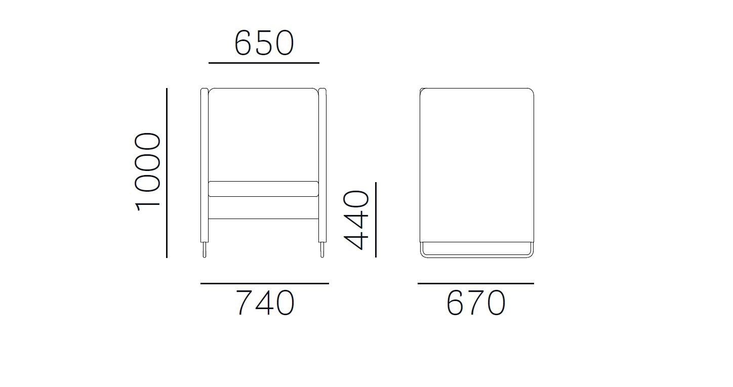 Кресло Pedrali Zippo ARCH-00068452 - Вид №3