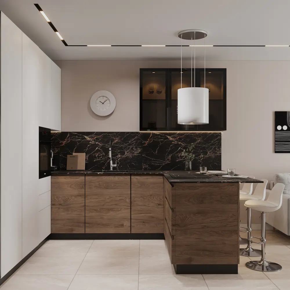 Santreyd SPC плитка Grigio Albero - кварц-виниловый пол 43 класса 85210610 STLM-0059934 - Вид №11