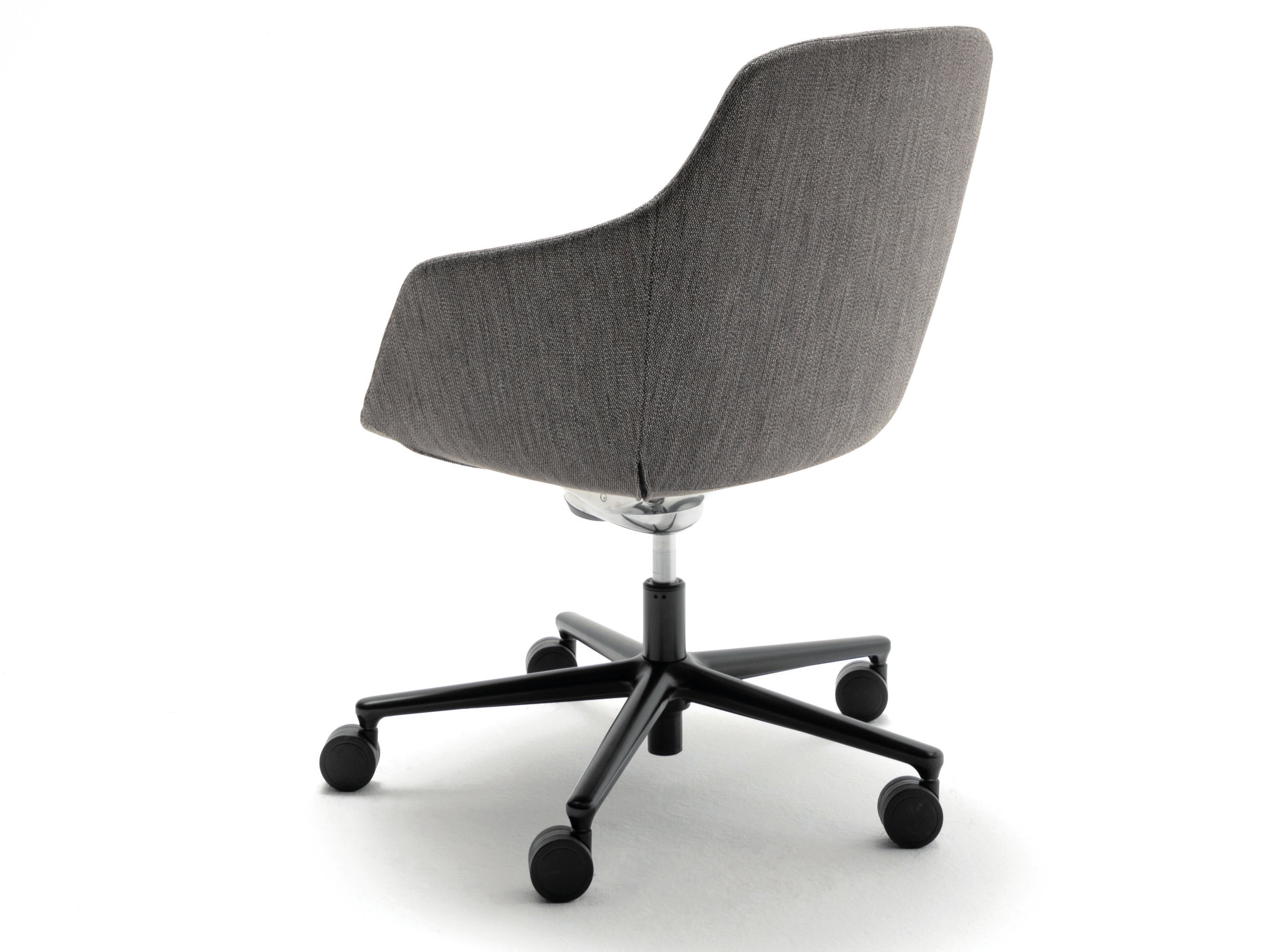 Кожаное офисное кресло с 5 спицами и низкой спинкой ESTEL GROUP Hego ARCH-00115905 - Вид №2