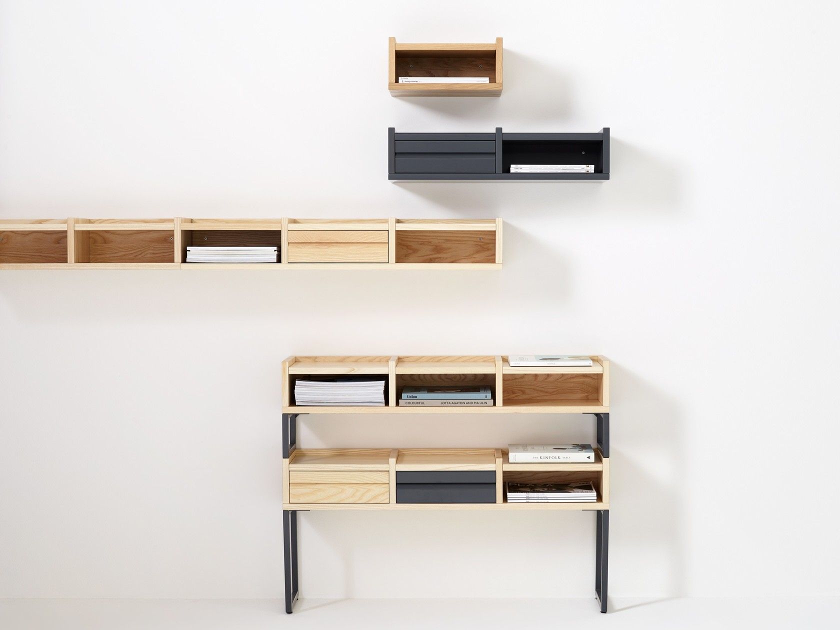 Подвесная прямоугольная тумбочка Karl Andersson дисплей длиной 1 км ARCH-00039094 - Вид №2