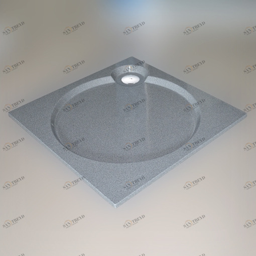 Душевой поддон 90X90X2 СМ Q-СЕРЫЙ GUTEWETTER Shower trays 90X90X2СМQСЕРЫЙ