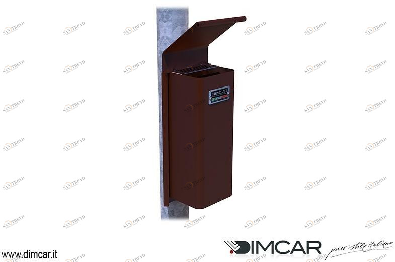 DIMCAR Стальная пепельница для общественных мест Elite 411