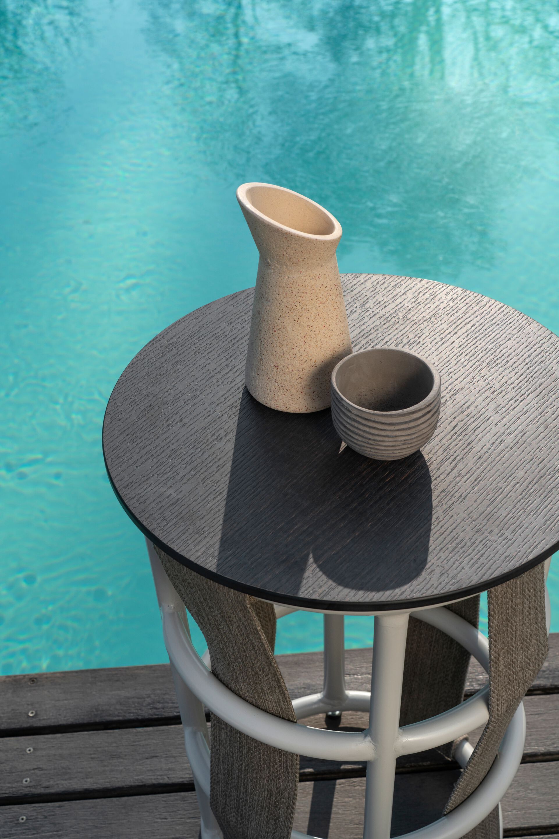 Высокий круглый журнальный столик в HPL Rever Liberty Wrap ARCH-00059862 - Вид №2