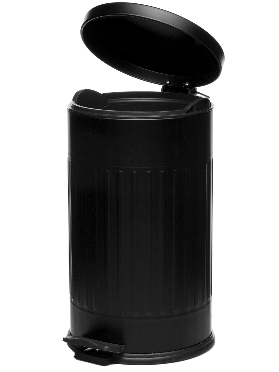 Вёдра с педалью и крышкой Apus 16L Black NAVAKO 11016 - Вид №1