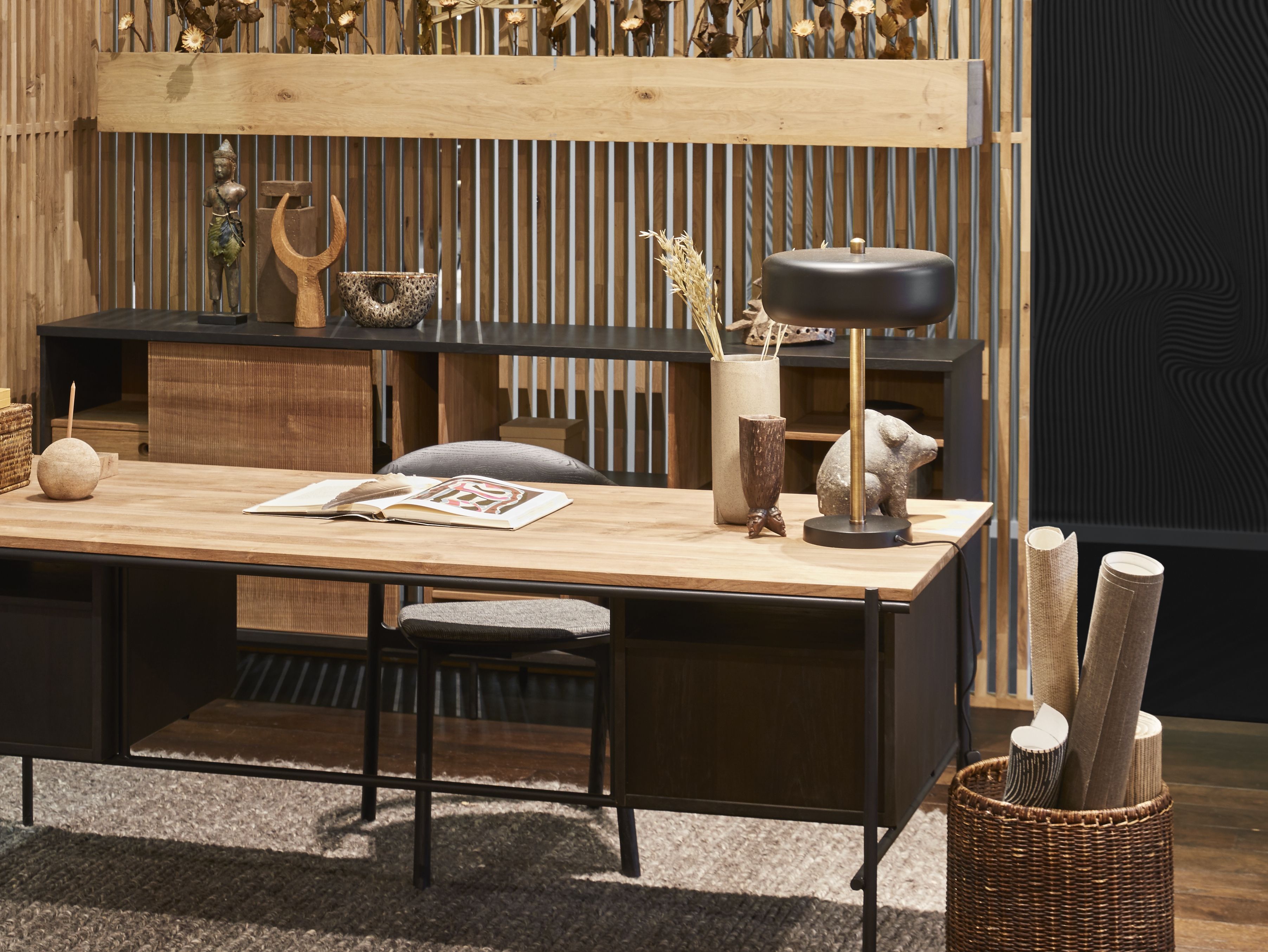 Шкаф из тикового дерева с раздвижными дверями Ethnicraft Оскар ARCH-00088630 - Вид №2