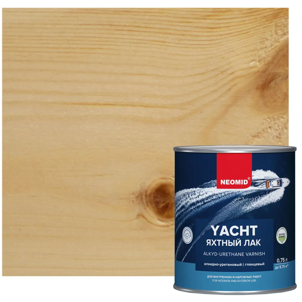 NEOMID Яхтный лак для дерева с УФ-защитой 0.75 л 85180726 STLM-0059551