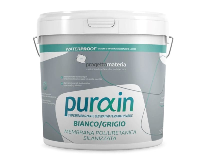 Силанизированная полиуретановая мембрана Progettomateria PURAIN BIANCO/GRIGIO ARCH-00125938