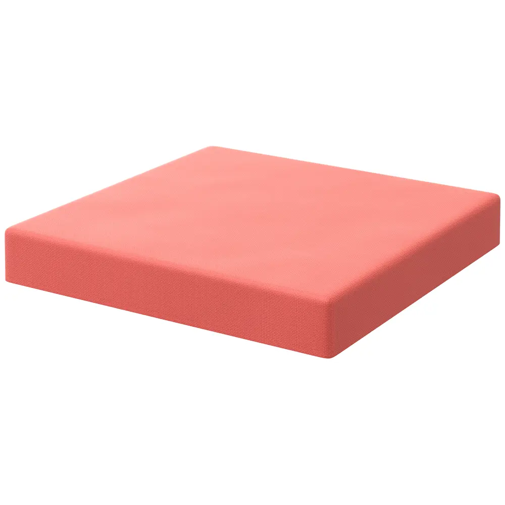 Подушка на сиденье Spaceo Kub Cocktail 34x38 см полиэстер цвет лососевый STLM-2183281