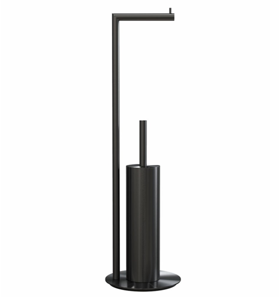 FROST Ершик для унитаза 8, combi » матовый черный Нержавеющая сталь Матовый черный N1948-BCB 