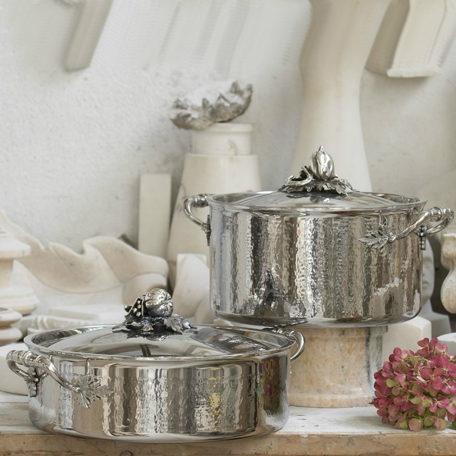 Кастрюля низкая Opus Prima OPA2609X, с крышкой, нержавеющая сталь, Ø26 см, 5 л Ruffoni H26RUFFONI - Вид №5