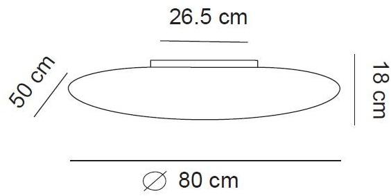 Alma light Светодиодный потолочный светильник из полиэтилена Stone sun-id-1483781 - Вид №4