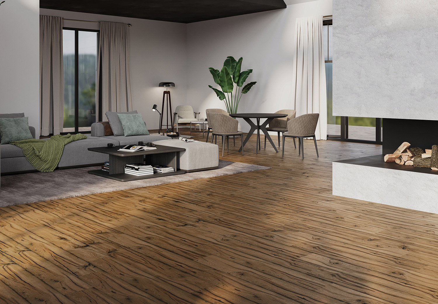 SHERWOOD PEKAN: Керамогранит с душой дерева STP-ST548 INCOLOR - Вид №2