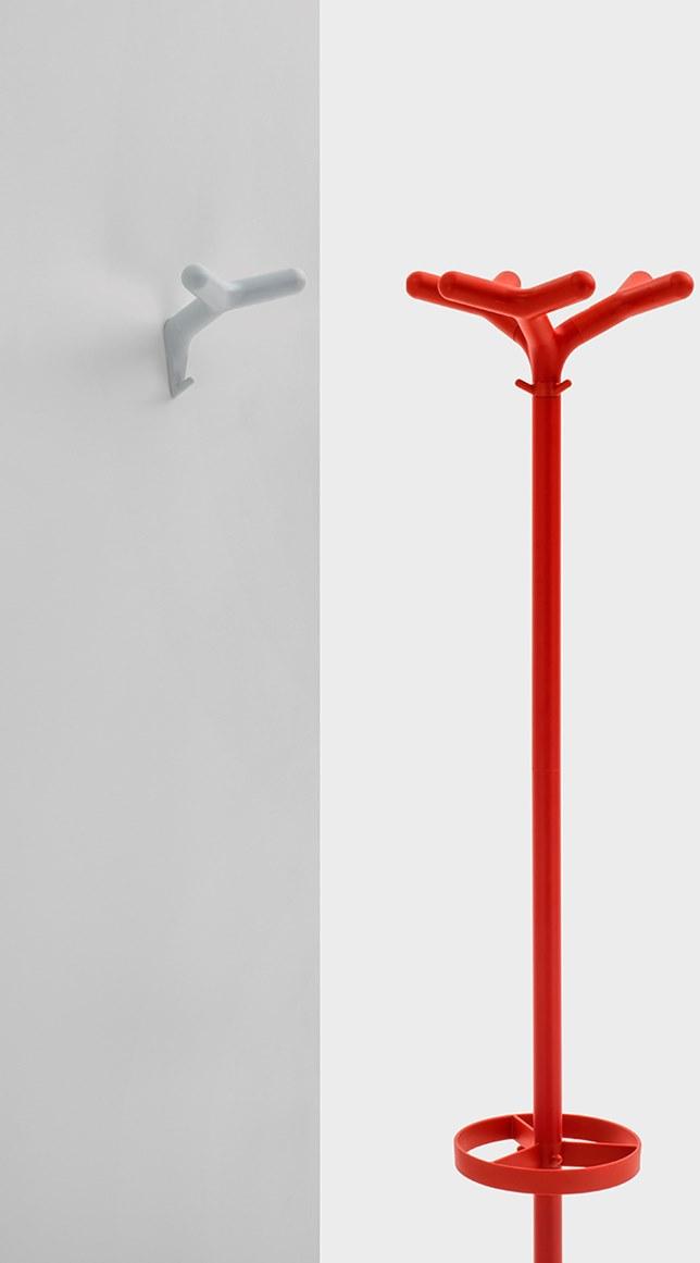 Viganò Настенная вешалка для офиса из пластика Stilo sun-id-1365234 - Вид №2