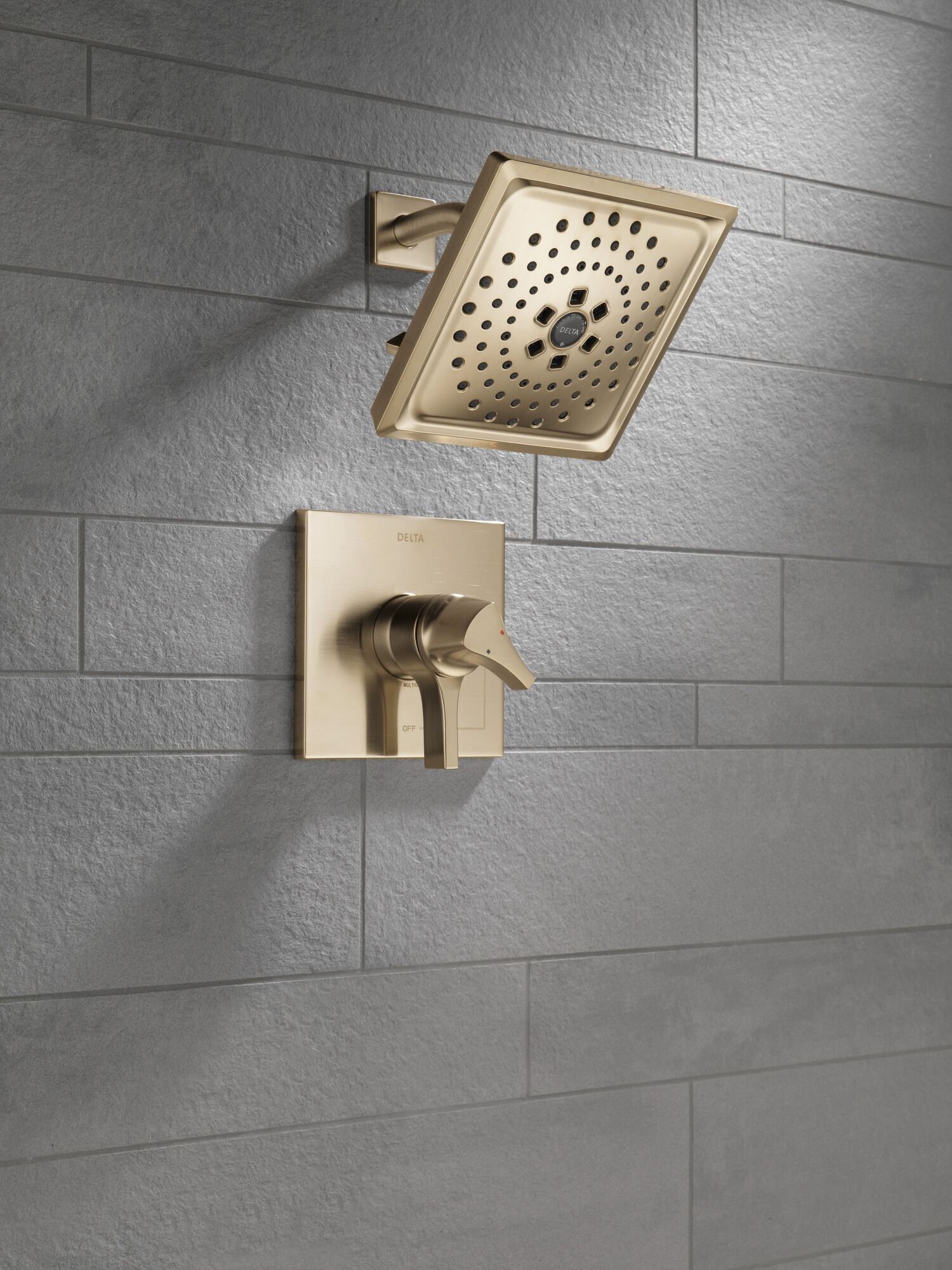 T17274-CZ Накладка для душа Monitor® 17 серии H2Okinetic® Delta Faucet Zura Шампанское бронза  - Вид №1