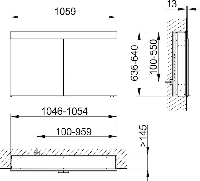21512171301 Зеркальный шкаф KEUCO Edition 400 - Вид №2